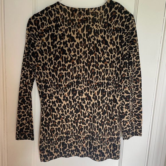 Tory Burch Animal Print Sweater Size Small - Picture 3 of 5
